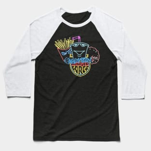 Aqua Teen neon style Baseball T-Shirt